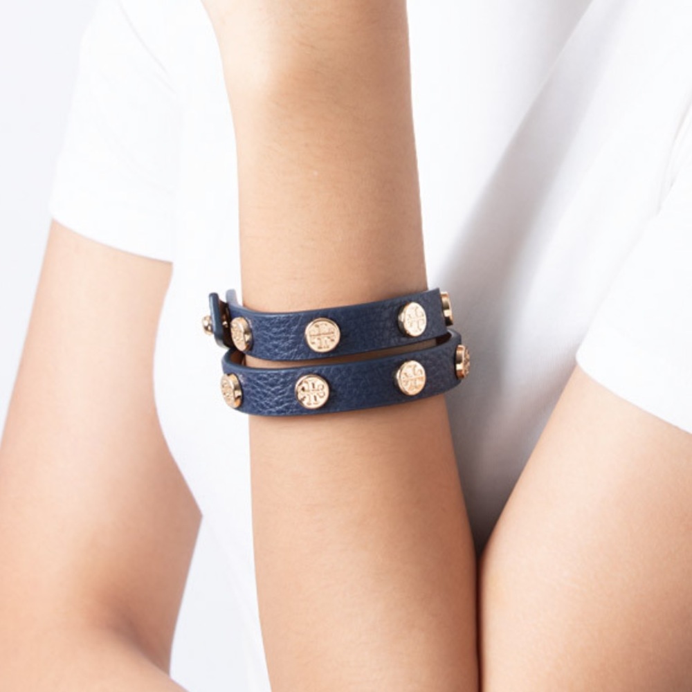 Tory Burch Wrap Leather Bracelet